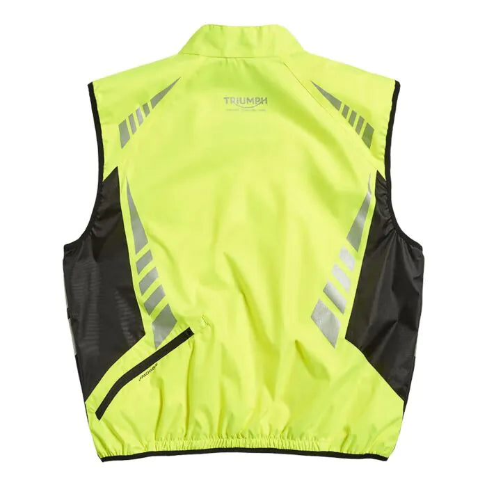 Gilet haute visibilité compact TRIUMPH brillant jaune