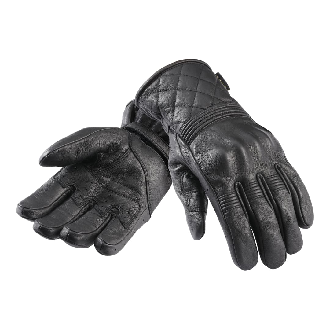 Gants en cuir et GORE-TEX® Suffolk avec D3O® noirs