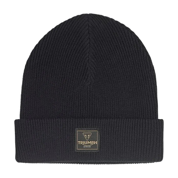 Bonnet TRIUMPH en tricot polar noir