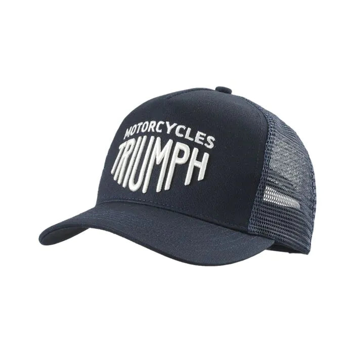 Casquette Triumph trucker ellis bleu