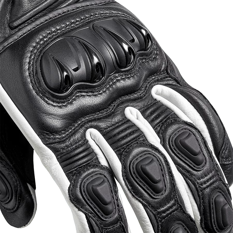 Gants de moto en cuir Triple Black