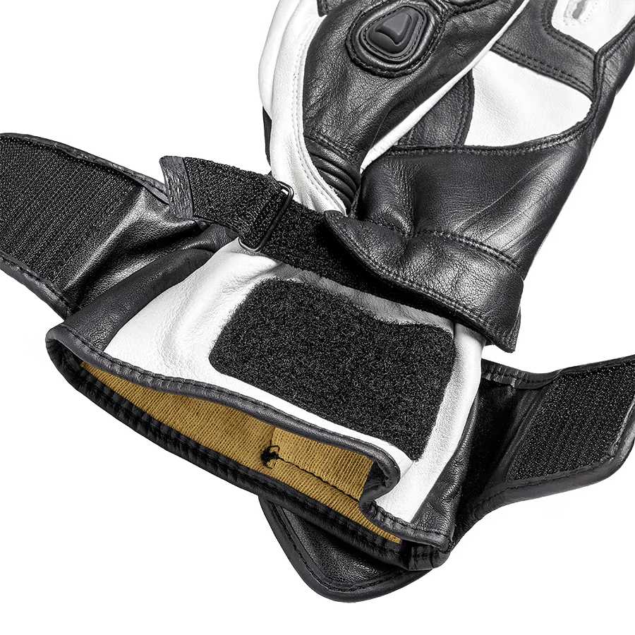 Gants de moto en cuir Triple Black